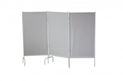 Sliding Room Divider with Metal Frame