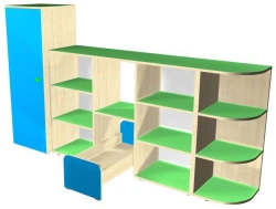 Bedroom Play Corner for Kids - Model 17215