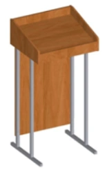 Standard Lectern with Laminated Particle Board