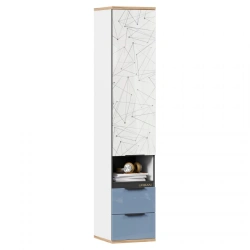 Urban LD.528070.000 Combined Shelf (White/Capri Blue)