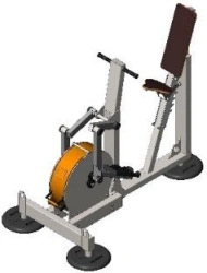 Stepper with Adjustable Load for Strengthening Leg and Glute Muscles - AKS-517