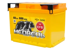 Lead Acid Starter Battery for Internal Combustion Engines 12V 6ST-65VLA EFB 'Medved