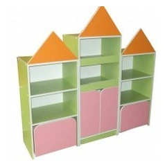 House-Shaped Shelf with Storage, Art. S.06.32