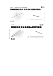 Linear LED Lighting Fixture for Commercial Spaces NART