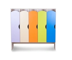 Wooden Children's Clothing Wardrobe for Kids