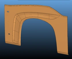 Car fender panel