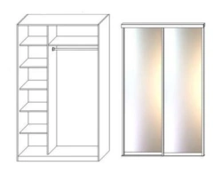 Medical Facility Sliding Door Wardrobe