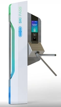 Slide Electromechanical Turnstile for Ski Resorts and Sports Complexes