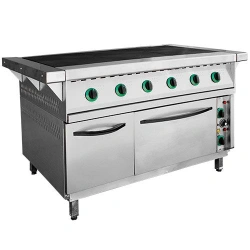 Electric Cooking Range with 6 Burners and Oven PEP-0.72-DSH-N2-01