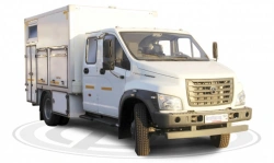 Transport Vehicle for Oil and Gas Well Maintenance Type 47122, Modification 47122E on GAZ C42R36 Chassis