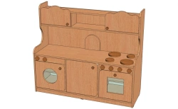Kitchen Play Area Furniture Set "Kitchen-1" Model IZ-K1