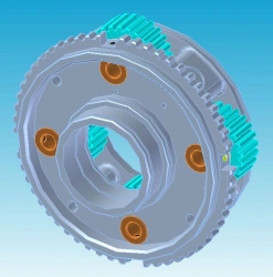 Planetary Gearbox Component for Crawler Bulldozers and Cranes - 2501-12-123SB