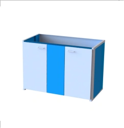 Laboratory Floor Cabinets with Swing Metal Doors