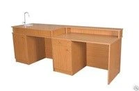 Demonstration Table for Chemistry Lab with Plumbing - Model 3002