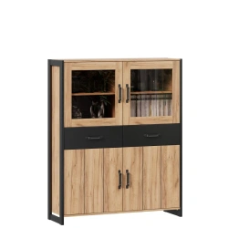 Small Combined Cabinet (Golden Oak) - Techno LD.678190.000