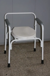 Toilet Chair with Sanitary Equipment for Mobility Assistance