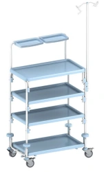Endoscopic Trolley with Overhead Shelf for Endoscopic Equipment TЭ-4-01