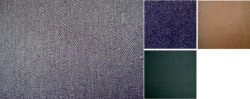 Dark Gray Smooth Cotton-Polyester Suiting Fabric "Shakhter" Art. S34 BY