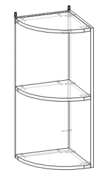 Open End Shelf for Wardrobe (Harmonia Series)