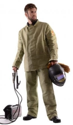 Protective Welding Suit for Spark and Molten Metal Protection, Model 16003