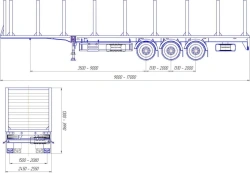 Sorting Semi-Trailer PS-3 for Bulk and Oversized Cargo