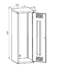 Metal Storage Cabinet for Gas Equipment SHP-SB-1