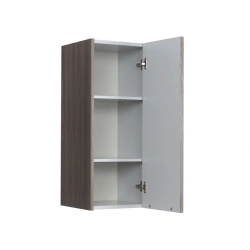 Aquaton Silva Right Wall-Mounted Half Column in Macchiato Oak