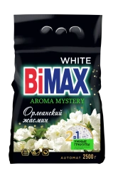 BiMax White Universal Powder Detergent with Orlean Jasmine for Automat