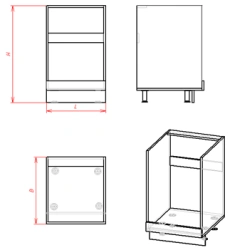 Household Appliance Cabinet SWBT.1 Series