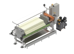 Horizontal Filter Press for Dewatering High-Dispersion Slurries