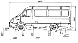 Cargo Truck Chassis with Gasoline Engine, Modification 2705