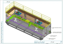 Technological Tank for Drilling Fluid Storage M-ET40
