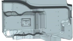 Right Floor Panel for Cars - A9606161552