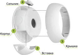 Universal Mounting Box KadrOn for Surveillance Cameras "JB1-100