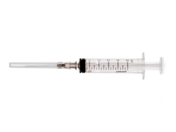 Sterile Single-Use Three-Component Luer Type Syringe 5ml with 22G x 1 Needle