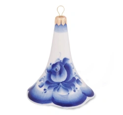Porcelain Christmas Bell Ornament N2 82x82x112MM