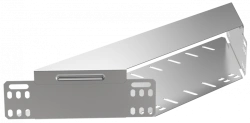 Horizontal T-Shaped Cable Tray Bend 50x200mm CLM50D-OTG-050-200-HDZ