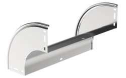 Vertical Smooth 90° Turn CPV41-0-90-050-500 ESCA Type B20 50x500mm IEK