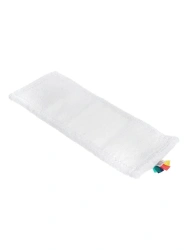 Professional and Household Cleaning Mop Attachment 40 cm for Flounder (100% MF) White Fur