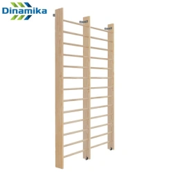Two-Section Swedish Gymnastics Wall - Pine Wood