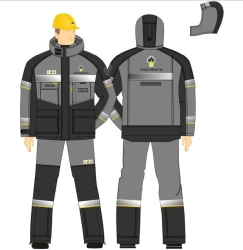 Men's Protective Suit Against Low and High Temperatures and Mechanical Impacts OPZ