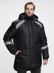 Winter Jacket Progress, Black, Art. 87468678