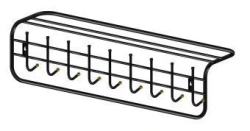 Wall-mounted Coat Rack "1100-P" with Shelf