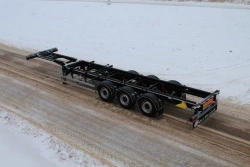 CY-453GN Semi-Trailer Container Carrier without Hydraulic Equipment
