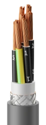 Emflex KUVElVm Flexible Cable 300/500V
