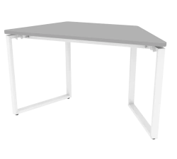 Trapezoidal Table with Metal Frame 1280x620x750mm