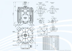 General-Purpose Vertical Induction Motors Series DAV 355, Up to 75 kW