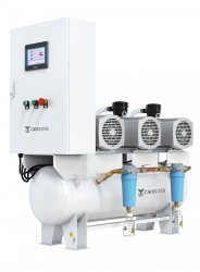 Oil Vacuum Station CADUCEUS VAC 3/40, 3*1.5 kW, 40 m³/h, 0.5 MPa