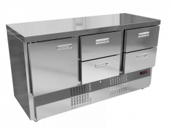 Refrigerated Table Kroner SX 1/4 150-60 for Food Storage