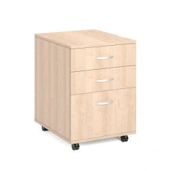 3-Drawer Storage Cabinet with PVC Edging